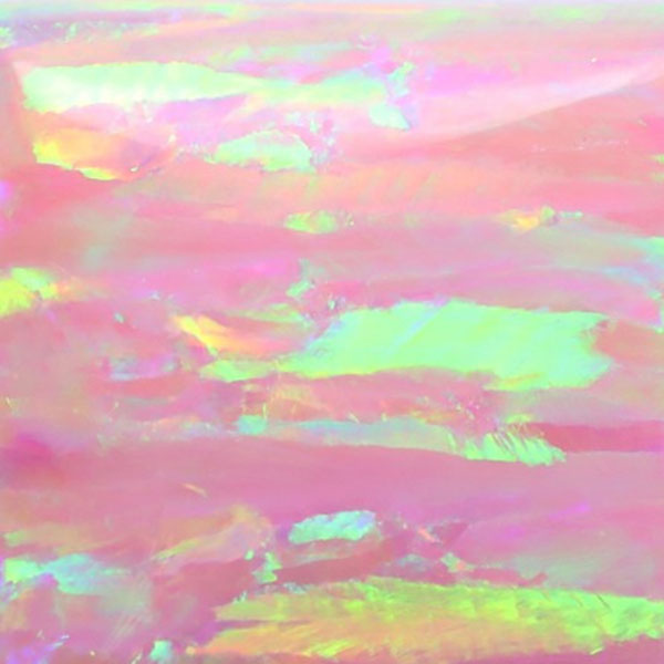 Lab Created Bello Opal Striped Pattern, OP08-B Angel Skin