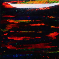 Lab Created Bello Opal Striped Pattern, OP89-B Black Opal (7)