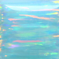 Lab Created Bello Opal Striped Pattern, OP92-B Rainbow Mint