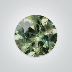 Natural Green Sapphire, Round AAA