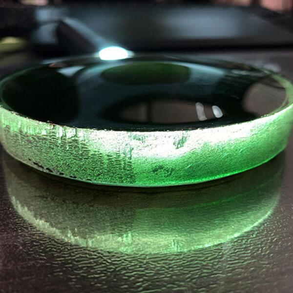 Green Moissanite Rough