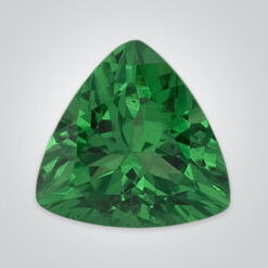 Natural Tsavorite Green Garnet, Trillion