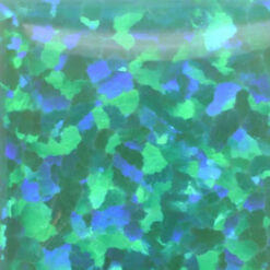 Lab Created Bello Opal Dotted Pattern, OP62-A Jungle Green