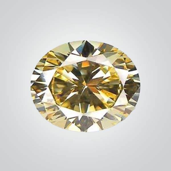 Cubic Zirconia Canary Yellow, Oval - Cubic Zirconia (CZ), Natural