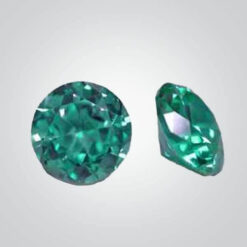Cubic Zirconia Teal, Square