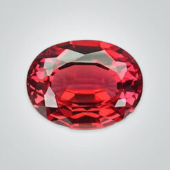 Natural Red Sapphire, Oval AA