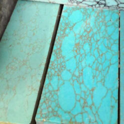 Lab Created Blue Turquoise with Pattern Rough