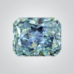 CZ Aquamarine 6A, Square Corner Crushed Ice cut