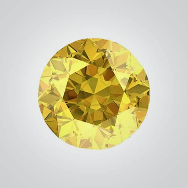 Lab Created Yellow Sapphire, Round