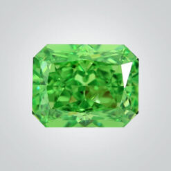 CZ Emerald Green 6A, Square Corner Crushed Ice cut