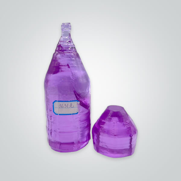 Lab Created Pulled Czochralski Lavender Rough