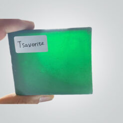 Lab Created Pulled Czochralski Green Tsavorite Rough