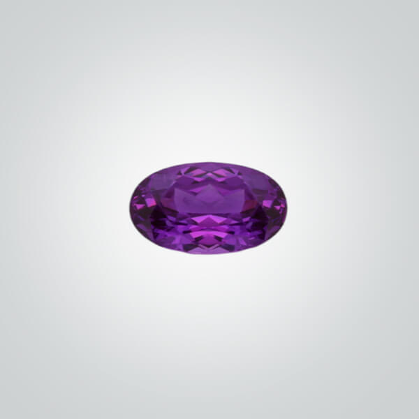 Lab Created Pulled Czochralski Amethyst, Oval