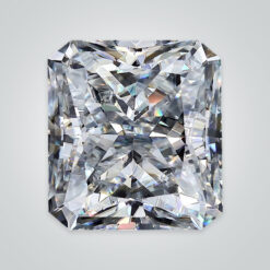 Synthetic Gemstones White Moissanite Crushed Ice Cut, Radiant