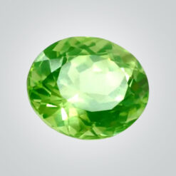 Lab Created Pulled Czochralski Green Sapphire, Round