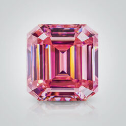 Light Pink Moissanite, Emerald