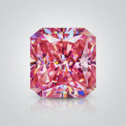 Light Pink Moissanite, Octagon Radiant
