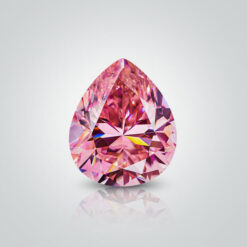 Light Pink Moissanite, Pear