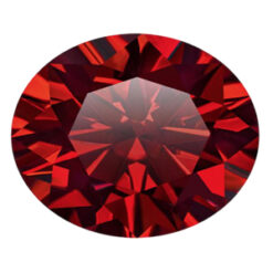 Red Moissanite