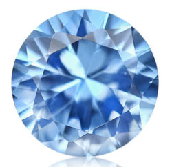 Synthetic Gemstones Spinel Aquamarine Dark# 106
